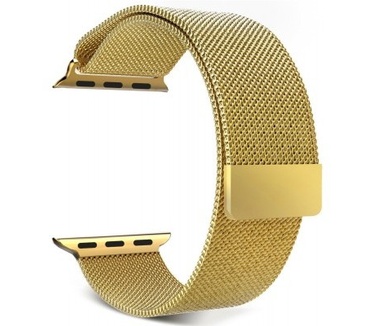 qMust Milanees armband voor Apple Watch 38mm - Gold