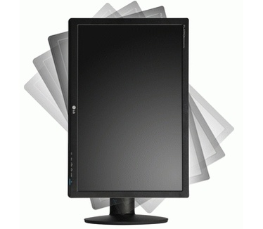 LG Flatron W2442PA-BF Zwart