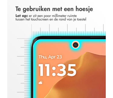 Accezz Gehard Glas Screenprotector voor de Motorola Moto G15 / Moto G15 Power