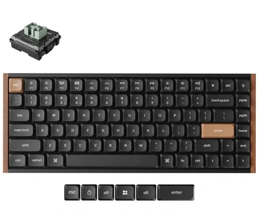 Keychron K3 HE Low Profile Zwart Magnetic Switch Draadloos Hall Effect Toetsenbord