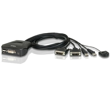 Aten CS22D 2-Port DVI USB KVM Switch