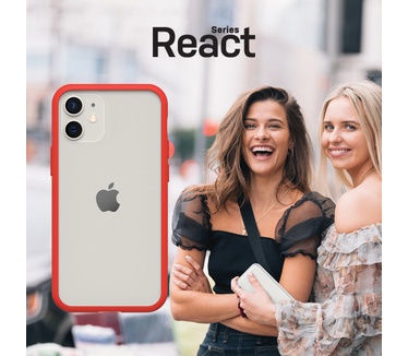 Otterbox React Series voor Apple iPhone 12 mini, Power Red - Geen retailverpakking