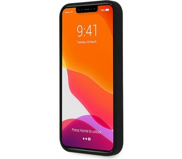 Mercedes-Benz Stars Silicone Case iPhone 12 Pro Max (6.7") Zwart Zwart