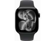 Apple Watch Series 11, 42mm, GPS, Aluminium, Sportbandje S/M, Zwart (Zwart)