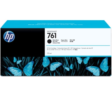 HP 761 matzwarte DesignJet inktcartridge, 775 ml