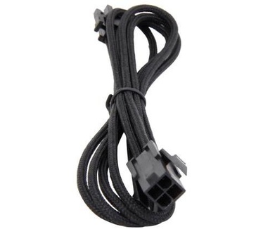BitFenix 4-Pin ATX12V Extension Cable 45cm - sleeved Black/Black
