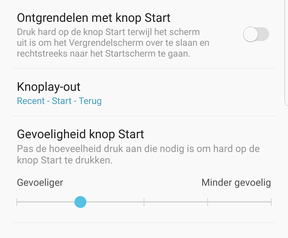 Overige screenshots software Galaxy S8