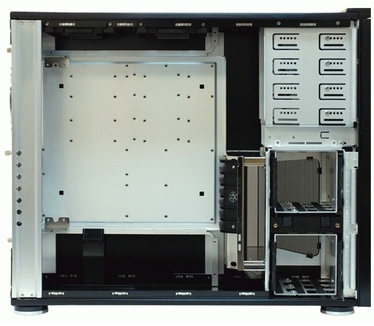 Silverstone Temjin TJ10B-W (Zwart)