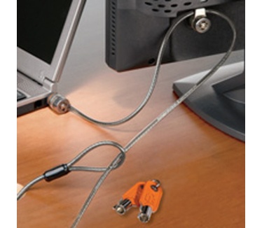 Kensington Kensington Twin MicroSaver® Master Keyed-slot - gedeelde toegang (Like Keyed)