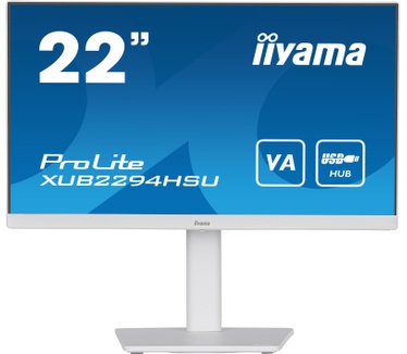 Iiyama ProLite XUB2294HSU-W2 Zwart (hoogte verstelbare voet)