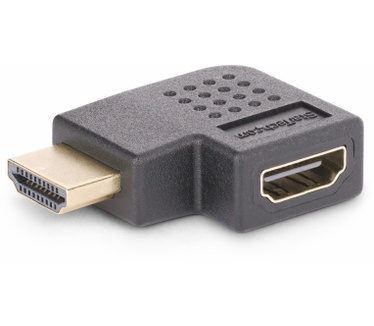 Startech.com Haakse HDMI 2.0 Adapter, Male naar Female, Horizontale 90 Graden Haakse HDMI adapter, HDMI Port Saver, 4K 60Hz, High Speed HDMI Connector Extension, M/F