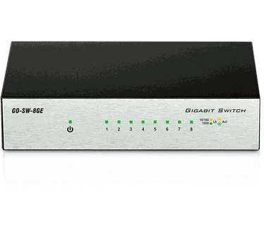 D-Link 8-Port Gigabit Easy Desktop Switch (GO-SW-8GE)