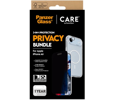 PanzerGlass PanzerGlass® | CARE by PanzerGlass® 3-in-1 Flagship Privacy Bundle iPhone Air