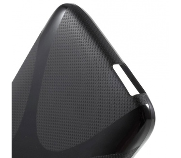 Kees X-line Gel Hoesje HTC Desire 526G - Zwart