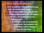 Xbox aankondiging slides