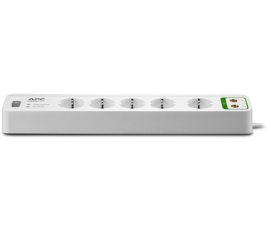 APC Stekkerdoos met overspanningsbeveiliging 5x stopcontact + Coax