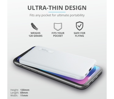 Trust Primo Ultra-thin Powerbank 5.000 mAh Wit