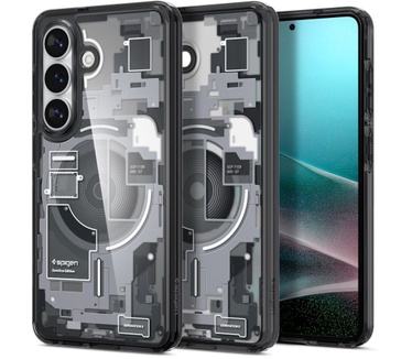 Spigen Ultra Hybrid MagFit Zero One Back Cover Samsung Galaxy S26 Zwart