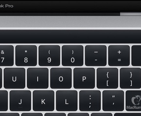 MacBook met oledstrip, afbeelding van Apple