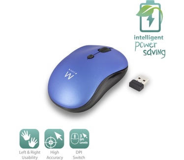 Ewent Wireless mouse blue 1600dpi (EW3231)