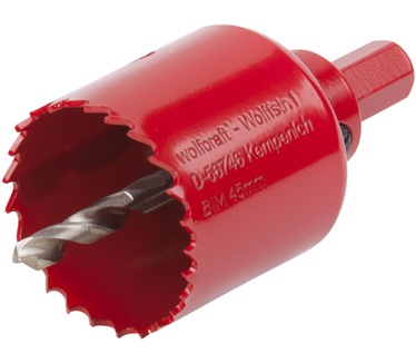 Wolfcraft Gatzaag van BiM compleet met adapter en centerboor