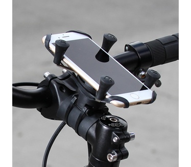 RAM Mount X-Grip Phone Mount with EZ-On/Off Bicycle Base