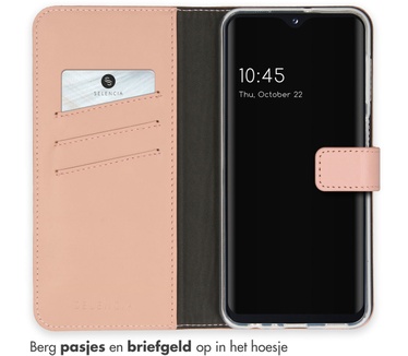 Selencia Echt Lederen Bookcase Samsung Galaxy A23 (5G) - Dusty Pink