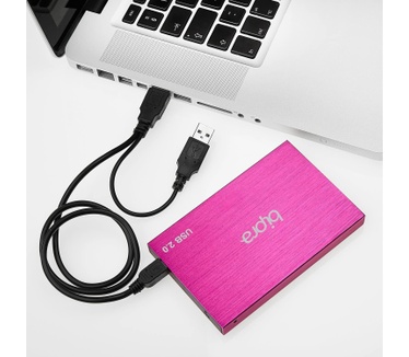 Bipra 2.5" USB 2.0 Externe Harde Schijf 250GB Roze