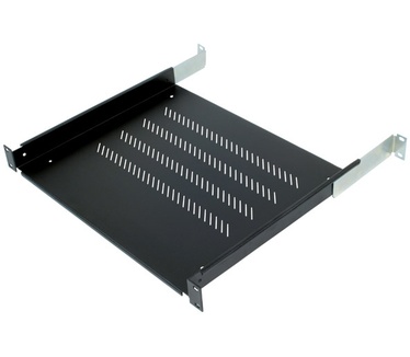 Triton 19" shelf 1U 650mm 80kg plastic black