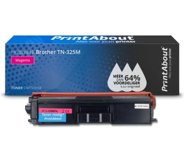 PrintAbout Huismerk Brother TN-325M Toner Magenta Hoge capaciteit
