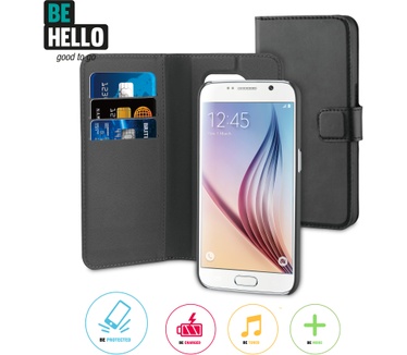 BeHello Samsung Galaxy S7 2-in-1 Wallet Case Black