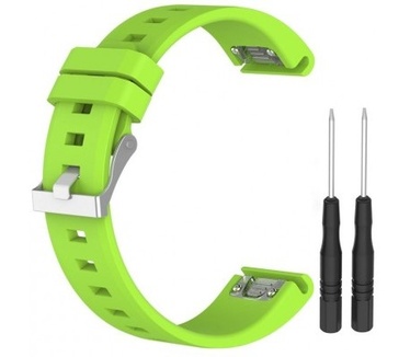 Just in Case Siliconen sportband Garmin Fenix 5 groen