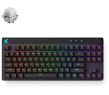 MCHOSE Mix 87 Hall Effect Magnetic Switch Gaming Keyboard Black