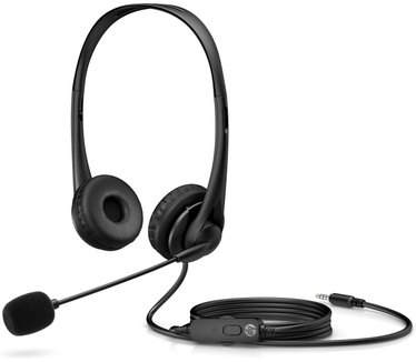 HP stereo-headset 3,5 mm G2 (Zwart)