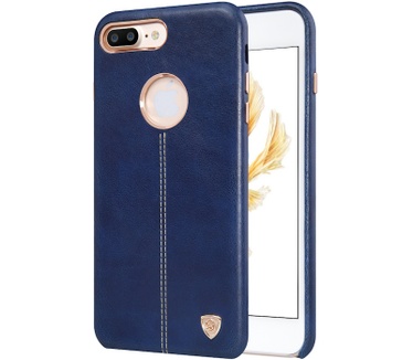Nillkin Englon Leder BackCover Apple iPhone 7 Plus (5.5") - Blauw Blauw
