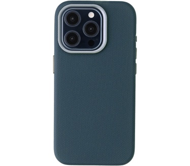 Accezz Mesh Backcover met MagSafe voor de Apple iPhone 15 Pro - Donkerblauw
