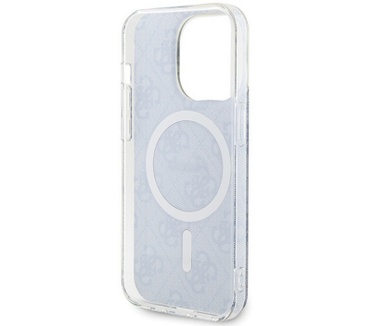 Guess 4G MagSafe Back Case Apple iPhone 15 Pro Max (6.7") - Blauw Blauw