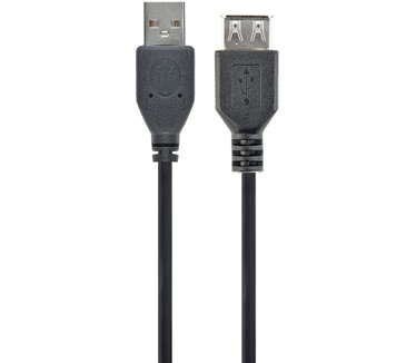 Gembird CC-USB2-AMAF-75CM/300-BK Zwart