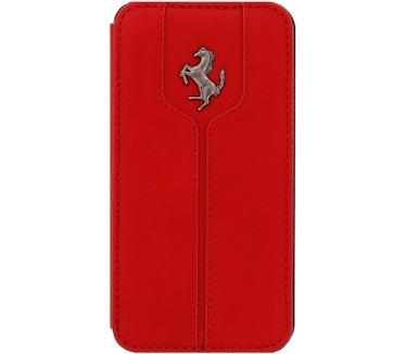Ferrari Monte Carlo Book Case Leather for Apple iPhone 4/4S Red