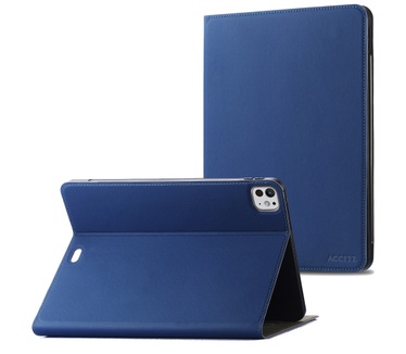 Accezz Classic Tablet Case iPad Pro 11 (2024) M4 - Donkerblauw