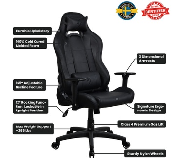 Arozzi Torretta SoftPU -Pure Black