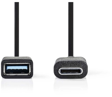 Nedis N CCGP61710BK02 - USB 3.0 Kabel Stecker Typ C> A-Buchse 0.15 m