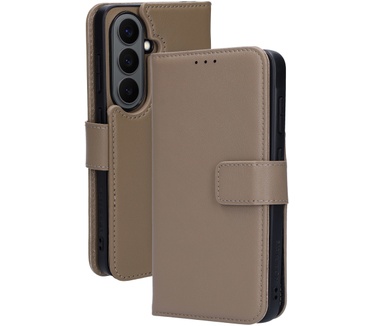 Mobiparts Leather 2 in 1 Wallet Case Samsung Galaxy S26 Taupe