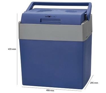 Clatronic KB 3714 12/230 V Koelbox Energielabel: A++ (A+++ - D) Thermo-elektrisch 12 V, 230 V Blauw, Grijs 30 l
