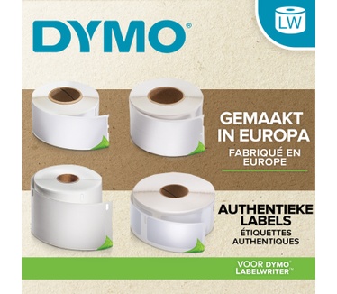 Dymo DYMO originele LabelWriter grote verzendlabels/naamkaarten | 54 mm x 101 mm | 24 rollen met elk 220 labels (5280 zelfklevende etiketten) | Geschikt voor de LabelWriter labelprinters | Gemaakt in Europa