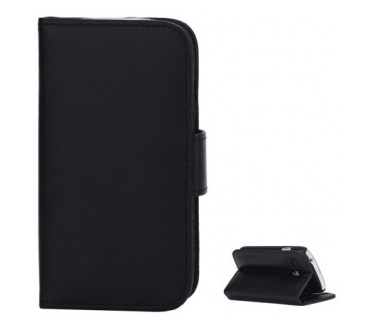 qMust Wallet Case met stand Samsung Galaxy S3 Mini (black)
