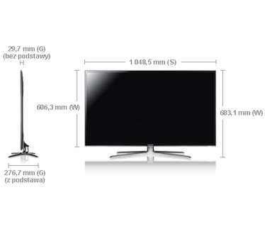 Samsung UE46D7000 (Buitenlands Model) Zwart