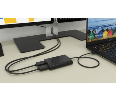 i-tec U3DUAL4KDP 5120 x 2880Pixels Zwart USB grafische adapter