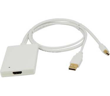 LogiLink Adapter Mini DisplayPort + USB Audio to HDMI