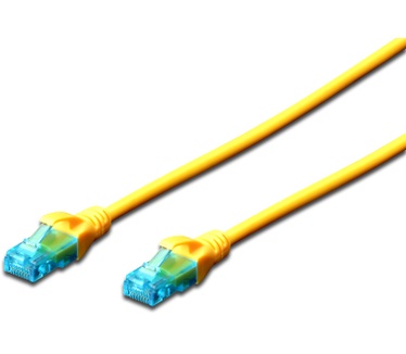 Digitus Patch Cable, UTP, CAT5E 3.0m Geel